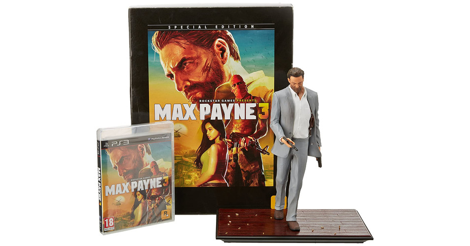 Max Payne 3 – Édition Spéciale Sculpture + Bonus – Rockstar – Neuf 2012
